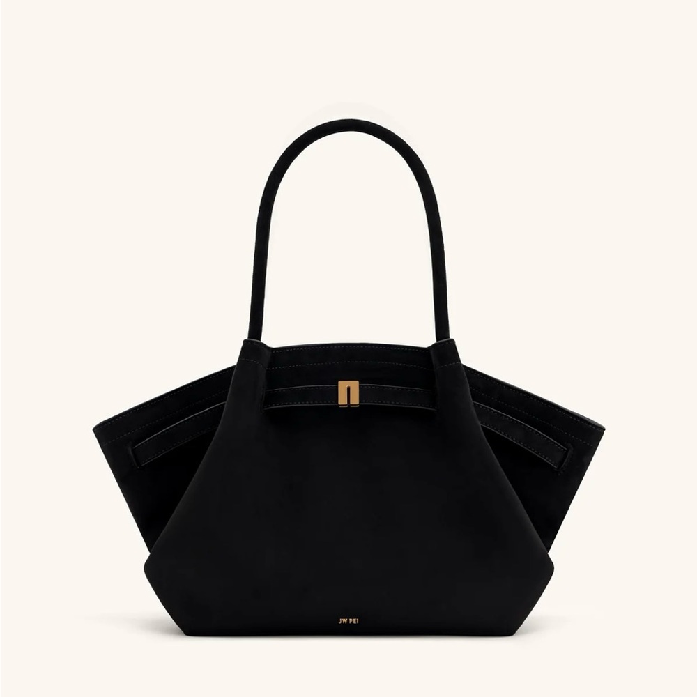 JW PEI Black Minimalist Tote Bag